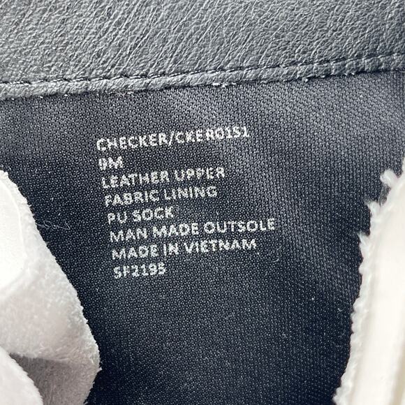 Steve Madden Checker Combat Boots White 9 - Picture 7 of 13